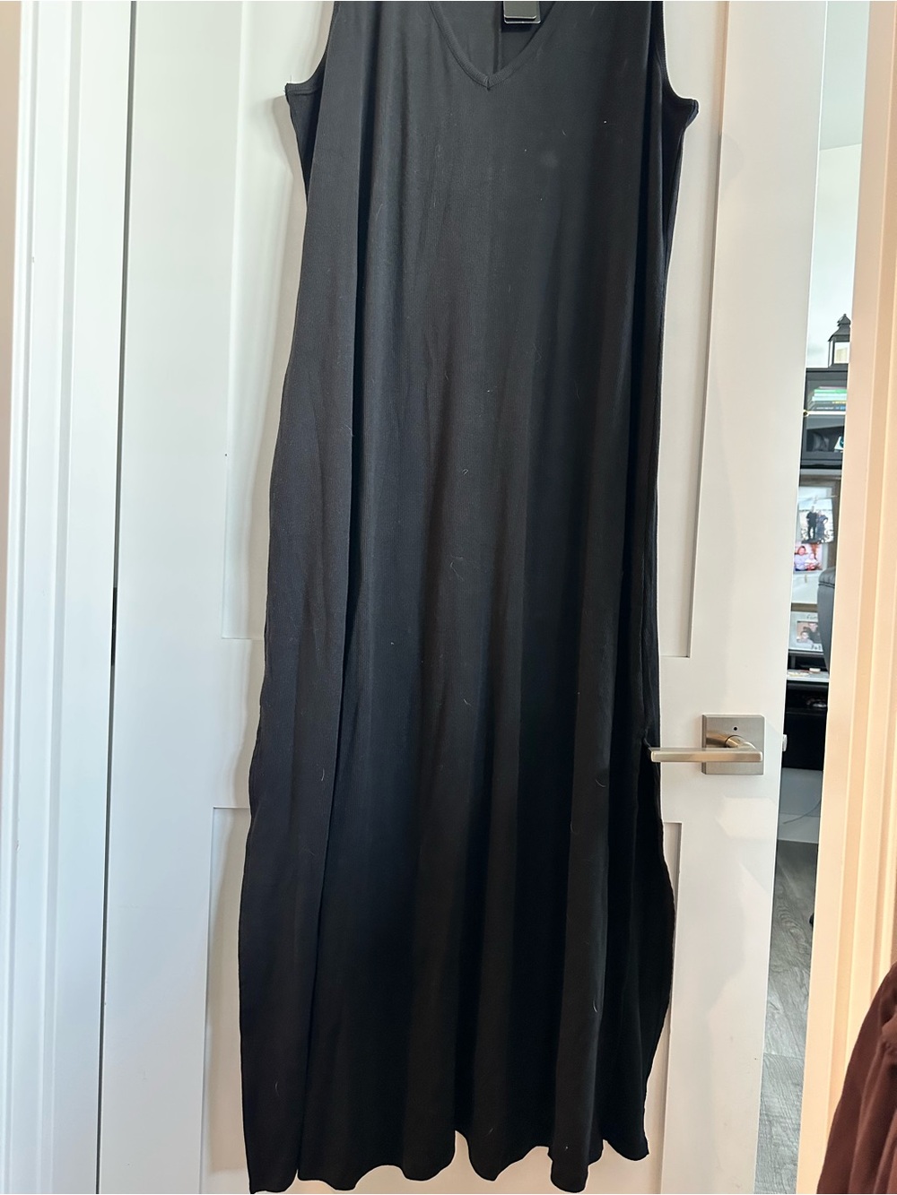 torrid Black Sleeveless V-Neck Maxi Dress